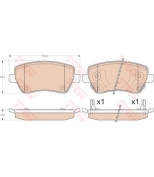 TRW - GDB3546 - Колодки торм.пер. micra 1.2l 10-