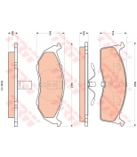 TRW - GDB4091 - Колодки тормозные дисковые GDB4091