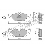 FRITECH - 6580 - Колодки тормозные дисковые задние BMW 120,130, 318-325 04-