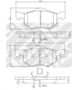 MAPCO - 6731 - К-т колодок торм. Fr FO Mav  MA Trib -03