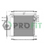 PROFIT - PR3560C1 - Радиатор кондиционера MERCEDES VITO 96-03