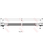 TRW - PHA188 - Шланг тормозной PHA188