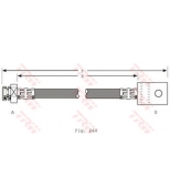 TRW - PHA363 - тормозной шланг