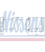 NISSENS - 70225 - Радиатор печки AD A8