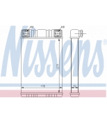 NISSENS 72028 Радиатор отопителя MERCEDES W203 LHD 00-