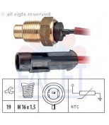 FACET - 73175 - Датчик температуры охлаждающей жидкости FIAT: CINQUECENTO (170) 0.9 i.e. (170AC)/0.9 i.e. S (170AF, 170CF) 91-99