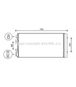 AVA - RTA5483 - Конденсер RENAULT FLUENCE / MEGANE 2.0/1.4D-2.0D 08-