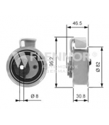 FLENNOR - FS00907 - Натяжной ролик, ремень ГРМ