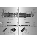 MALO - 81038 - Шланг тормозной