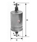 SOFIMA - S1510B - Фильтр топливный CITROEN