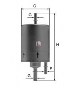 SOFIMA - S1831B - Фильтр топливный AUDI A4 [B7]/ A6 [C6] (2005>)/ A8 [D3,4E]