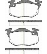 TRISCAN - 811028006 - ТОРМОЗНЫЕ КОЛОДКИ ПЕРЕДНИЕ