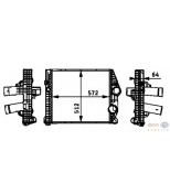 HELLA - 8ML376724261 - Интеркулер TRUCK ATEGO (1998-2003)