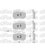 CIFAM - 8220491 - Колодки