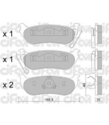 CIFAM - 8226270 - Комплект тормозных колодок, дисковый тормоз