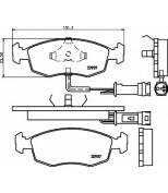 HELLA - 8DB355007341 - Brake Pad Set, disc brake