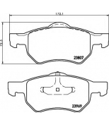 HELLA - 8DB355010641 - Brake Pad Set, disc brake