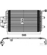 HELLA - 8FC351036384 - Радиатор кондиционера