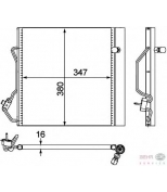 HELLA - 8FC351303421 - Радиатор кондиционера