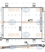 HELLA - 8FC351319601 - Радиатор кондиционера