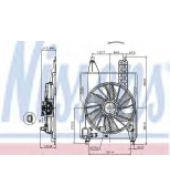 NISSENS - 85515 - Вентилятор радиатора
