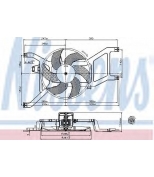 NISSENS - 85709 - Вентилятор радиатора