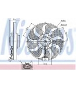 NISSENS - 85715 - Вентилятор радиатора VAG OCTAVIA/BORA/G4 1.4-1.6 99-06