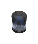 SAMPA SP554757K09 Пневмоподушка со стаканом (1 штуц. / 1 отв.) штуцер смещен