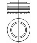 NURAL - 8714420002 - 87-144200-02 поршень в сборе std opel z 14 xe 1.4i 16v