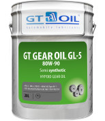 GT OIL 8809059407103 Масло трансмиссионное 80W90 GT GEAR Oil GL-5 20л синтетика