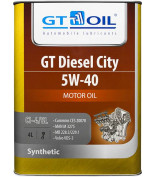 GT OIL 8809059408001 Моторное масло GT OIL Diesel City  CI-4/SL SAE 5W-40 (4л)