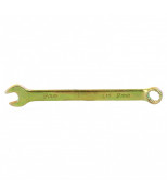 СИБРТЕХ 14975 Ключ комбинированный, 9 мм, желтый цинк. СИБРТЕХ