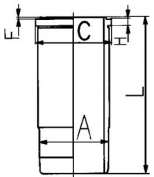 KOLBENSCHMIDT - 89839110 - Гильза цилиндра