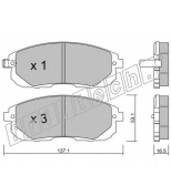 FRITECH - 8930 - Колодки тормозные дисковые