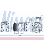 NISSENS - 89056 - Компрессор кондиционера PEUGEOT 206 98-