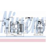 NISSENS - 89077 - Компрессор кондиционера 89077