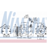 NISSENS - 89127 - Компрессор кондиционера 89127