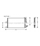 AVA - FT5205 - радиатор кондиционера