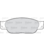 VALEO - 598439 - Комплект тормозных колодок