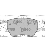VALEO - 598489 - Комплект тормозных колодок, диско