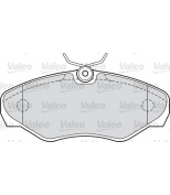 VALEO - 598669 - Комплект тормозных колодок