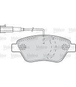 VALEO - 598825 - Комплект тормозных колодок