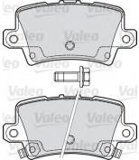 VALEO - 598849 - Комплект тормозных колодок, диско
