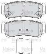 VALEO - 598932 - Комплект тормозных колодок, диско
