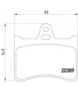 PAGID - T0816 - CITROEN CX,Xantia,XM  R колодки PAGID