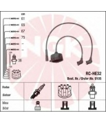 NGK - 9105 - Провода зажигания к-т HONDA Civic I 1,3/1,4L   80-84
