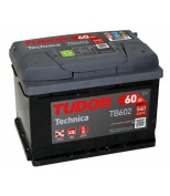 TUDOR - TB602 - Аккумулятор TUDOR Technica 60 Ач TB602 ОБР 242x175x175 EN 540