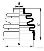 HERTH+BUSS - J2880303 - J2880303 Пыльник ШРУСа резиновый