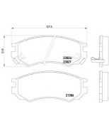 PAGID - T3097 - Колодки тормозные дисковые передн