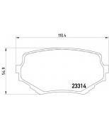 PAGID - T3112 - Комплект тормозных колодок, диско